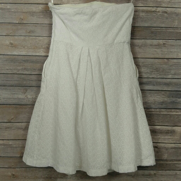 GAP strapless eyelet dress with pockets - Picture 5 of 5